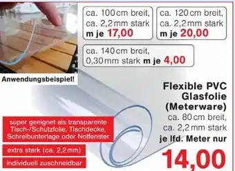 Wiglo Wunderland Flexible PVC Glasfolie (Meterware) Angebot
