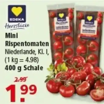 Multi Markt EDEKA Herzstücke Mini Rispentomaten Angebot