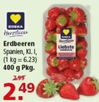 Multi Markt EDEKA Herzstücke Erdbeeren Angebot