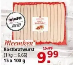 Multi Markt Meemken Rostbratwurst Angebot