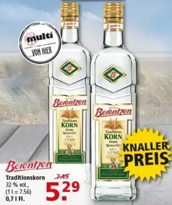 Multi Markt Berentzen Traditionskorn Angebot