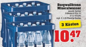 trinkgut Burgwallbronn Mineralwasser Angebot