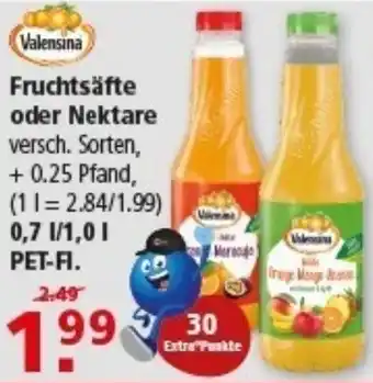 Multi Markt Valensina Fruchtsäfte oder Nektare Angebot