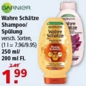 Multi Markt GARNIER Wahre Schätze Shampoo/ Spülung Angebot