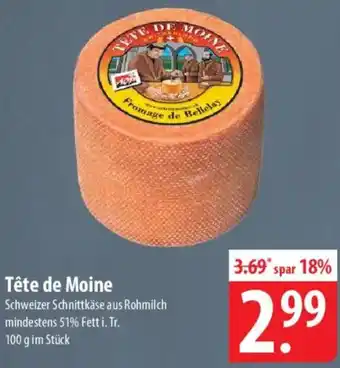 Famila Nord Ost Tête de Moine Angebot