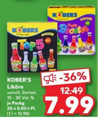 Kaufland KOBER'S Liköre Angebot