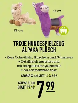 Kölle Zoo TRIXIE HUNDESPIELZEUG ALPAKA PLÜSCH Angebot