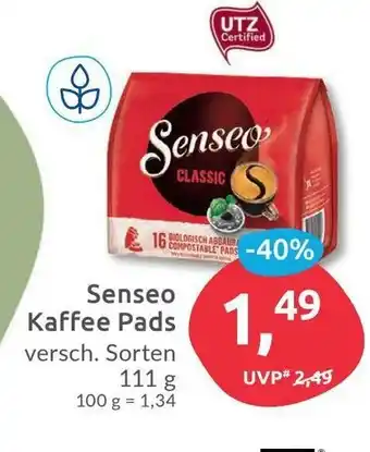 Budni Senseo Koffee Pads 111g Angebot