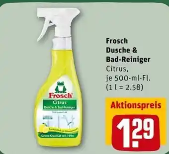 REWE City Frosch Dusche & Bad Reiniger 500ml Angebot