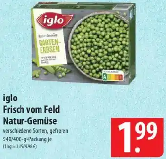 Famila Nord Ost iglo Frisch vom Feld Natur-Gemüse Angebot