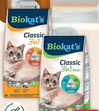 Biokats Katzenstreu Classic fresh 3 in 1 18 L Angebot bei Fressnapf