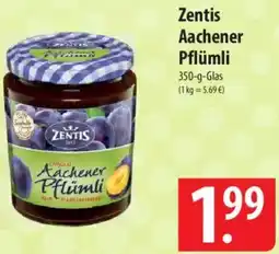 Famila Nord Ost Zentis Aachener Pflümli Angebot
