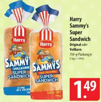 Famila Nord Ost Harry Sammy's Super Sandwich Angebot