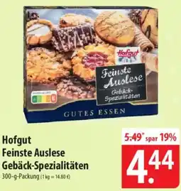Famila Nord Ost Hofgut Feinste Auslese Gebäck- Spezialitäten Angebot