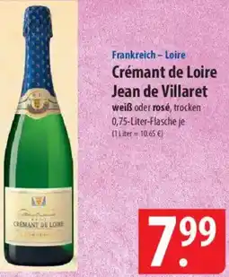 Famila Nord Ost Crémant de Loire Jean de Villaret Angebot