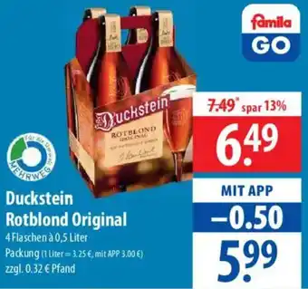 Famila Nord Ost Duckstein Rotblond Original Angebot