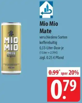 Famila Nord Ost Mio Mio Mate Angebot