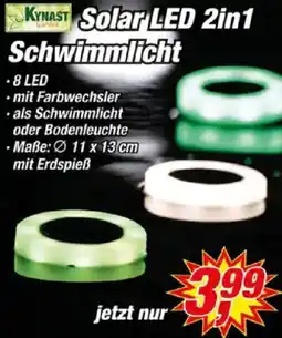 Posten Börse KYNAST Solar LED 2in1 Schwimmlicht Angebot