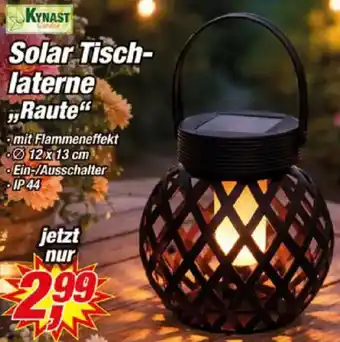 Posten Börse KYNAST Solar Tischlaterne Raute Angebot