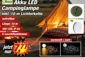 Posten Börse KYNAST Akku LED Campinglampe Angebot