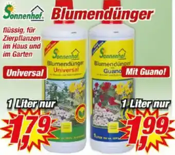 Posten Börse Sonnenhof Blumendünger Angebot