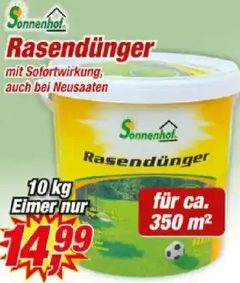 Posten Börse Sonnenhof Rasendünger Angebot