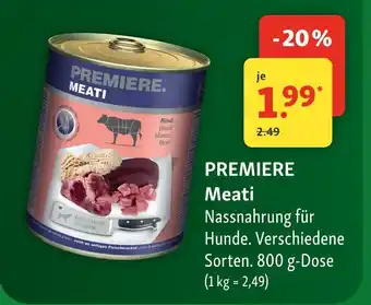 Fressnapf Premiere meati Angebot