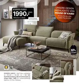 Kabs Polsterwelt Ecksofa karlo Angebot