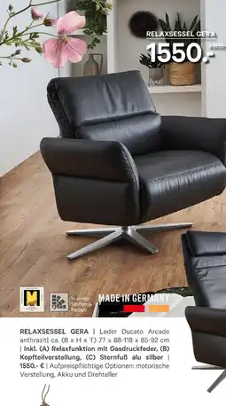 Kabs Polsterwelt Relaxsessel gera Angebot