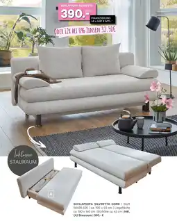 Kabs Polsterwelt Schlafsofa silvretta cord Angebot