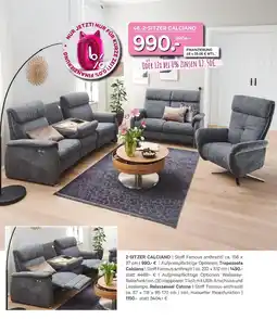 Kabs Polsterwelt 2-sitzer calciano Angebot