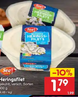 Netto Marken-Discount Sea gold heringsfilet Angebot