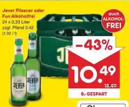Netto Marken-Discount Jever jever pilsener oder fun alkoholfrei Angebot