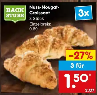 Netto Marken-Discount Backstube nuss-nougat-croissant Angebot