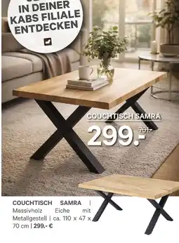 Kabs Polsterwelt Couchtisch samra Angebot