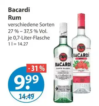 V Markt Bacardi rum Angebot
