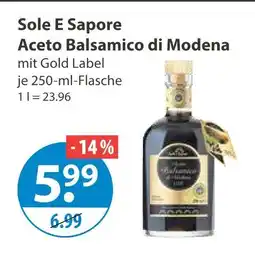 V Markt Sole e sapore aceto balsamico di modena mit gold label Angebot