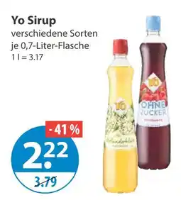 V Markt Yo sirup Angebot