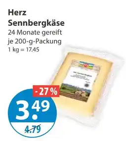 V Markt Herz sennbergkäse Angebot