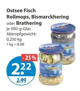 V Markt Ostsee rollmops, bismarckhering oder brathering Angebot