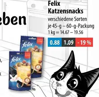 V Markt Felix katzensnacks Angebot