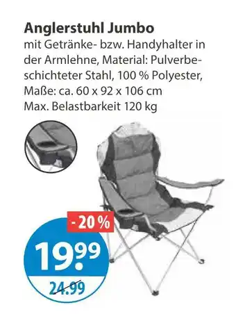V Markt Anglerstuhl jumbo Angebot