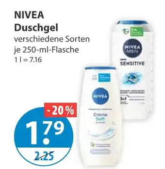 V Markt Nivea duschgel Angebot