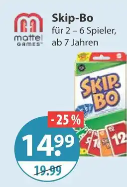 V Markt Mattel skip-bo Angebot