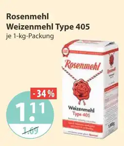 V Markt Rosenmehl weizenmehl type 405 Angebot