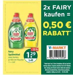 V Markt Fairy spülmittel Angebot