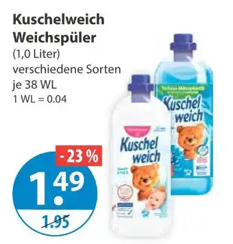 V Markt Kuschelweich weichspüler Angebot