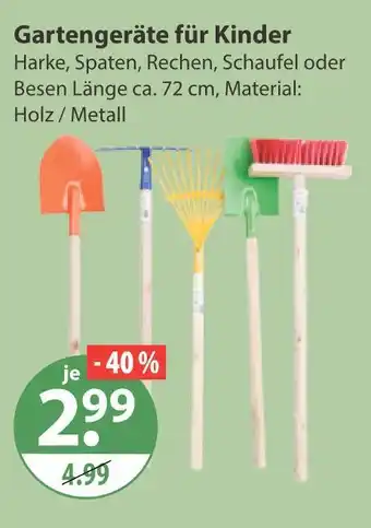 V Markt Gartengeräte für kinder Angebot