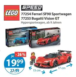 V Markt Lego 77254 ferrari sf90 sportwagen oder 77253 bugatti vision gt Angebot