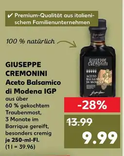 Kaufland Giuseppe cremonini aceto balsamico di modena igp Angebot